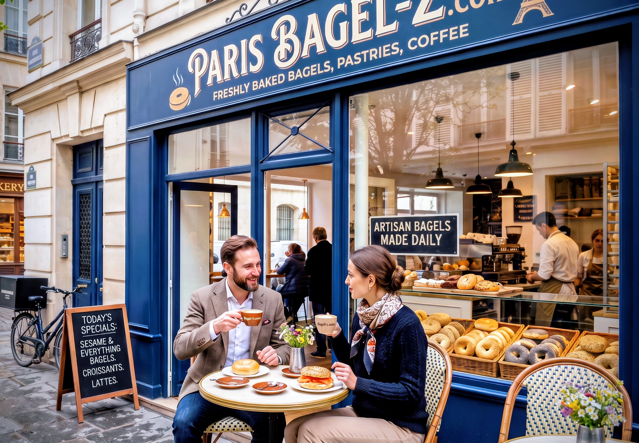 Paris Bagelz taste 